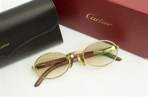 Cartier Wood Sunglasses 135b 